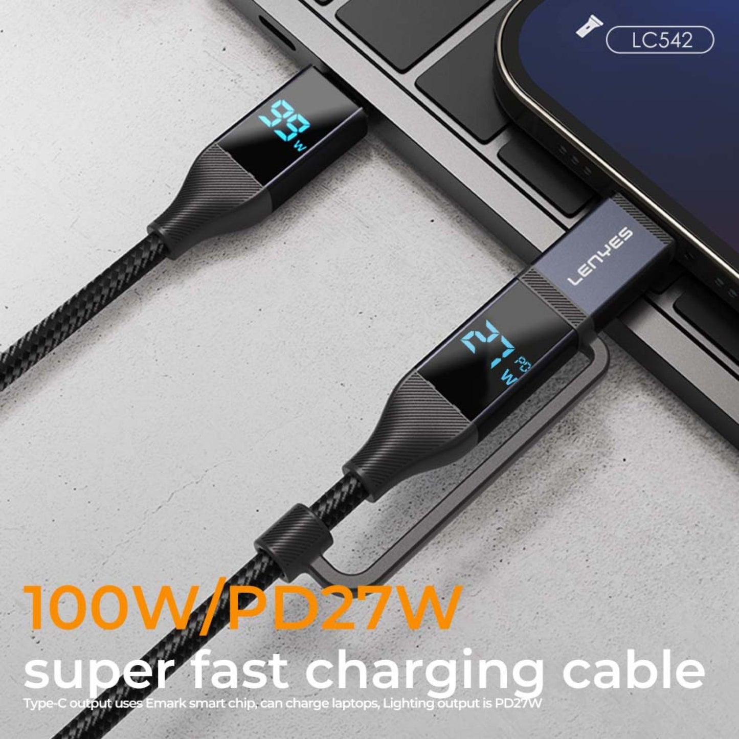 Lenyes-LC542-4-in-1-Data-Cable-with-Digitak-Display-Online-Buy-India_6 - Hey Jimmy