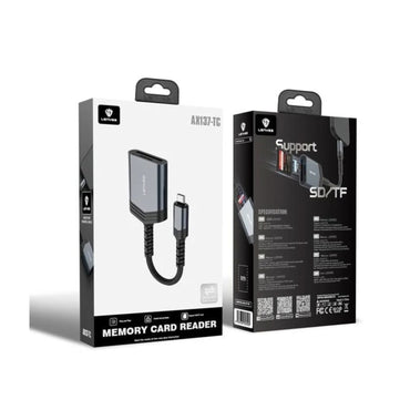 Lenyes AX137-TC 2in1 Type-C to TF/SD Memory Card Reader