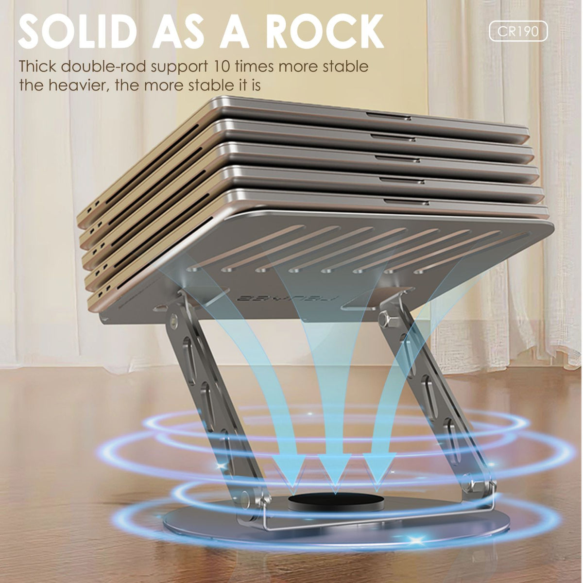 Lenyes CR190 Rotating Metal Laptop Stand