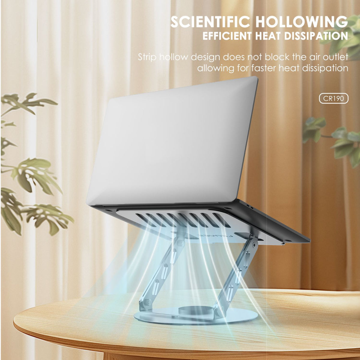 Lenyes CR190 Rotating Metal Laptop Stand