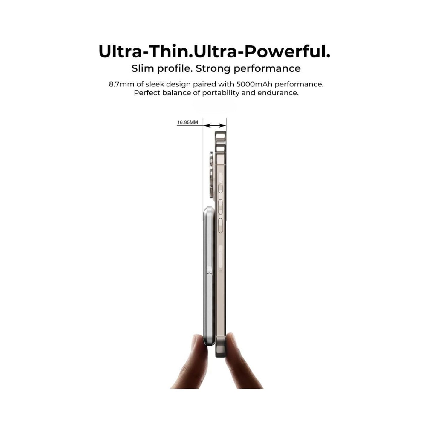 Lenyes PW038D Ultra-Slim 5000mAh Mag Power Bank