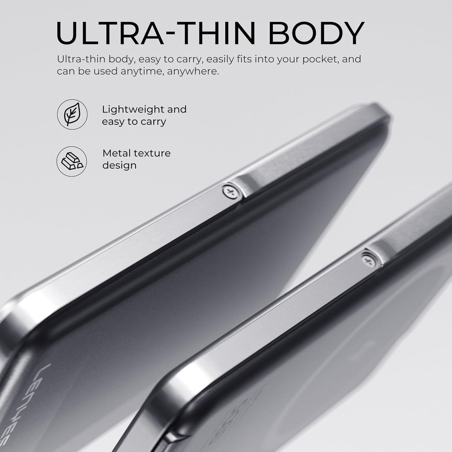Lenyes PW038D Ultra-Slim 5000mAh Mag Power Bank | Portable