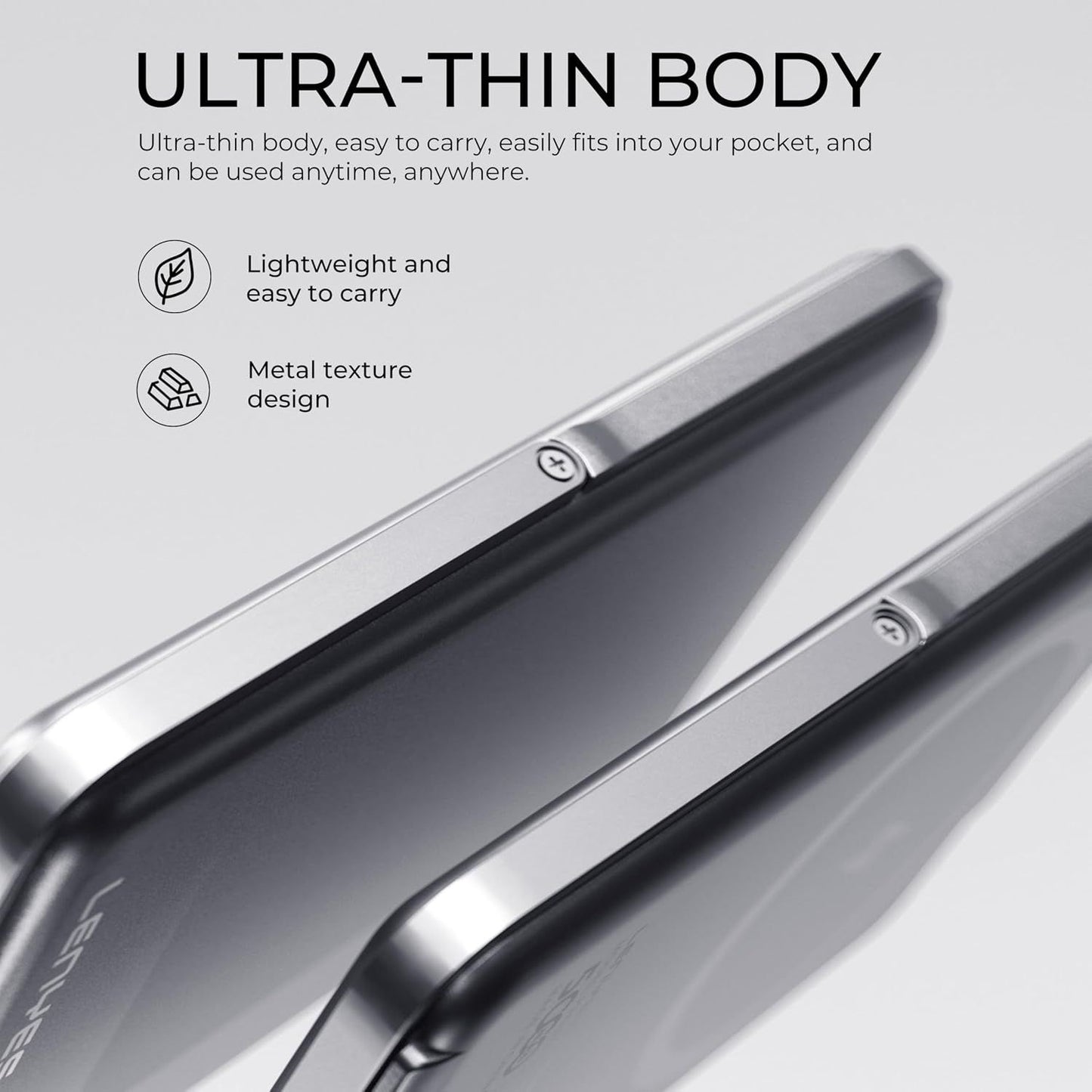Lenyes PW038D Ultra-Slim 5000mAh Mag Power Bank