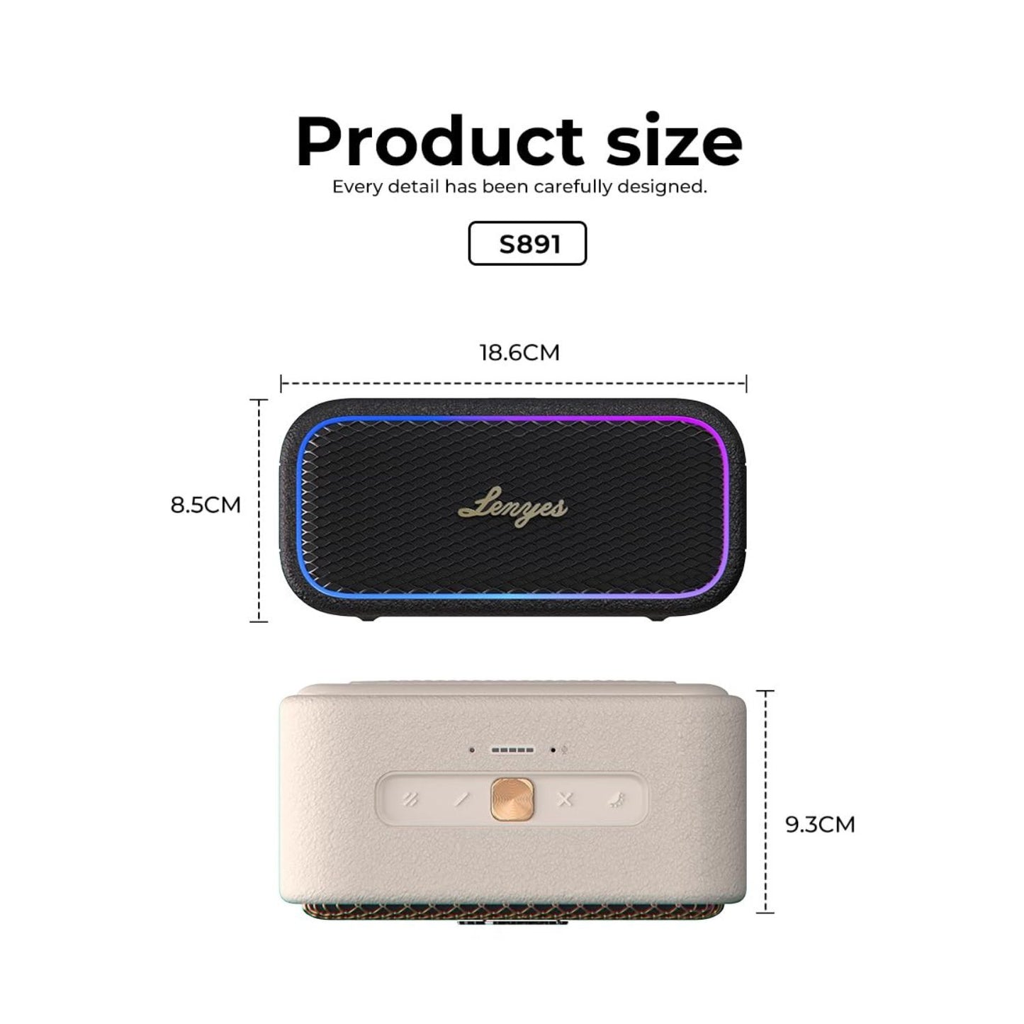 Lenyes S891 40W Bluetooth Speaker