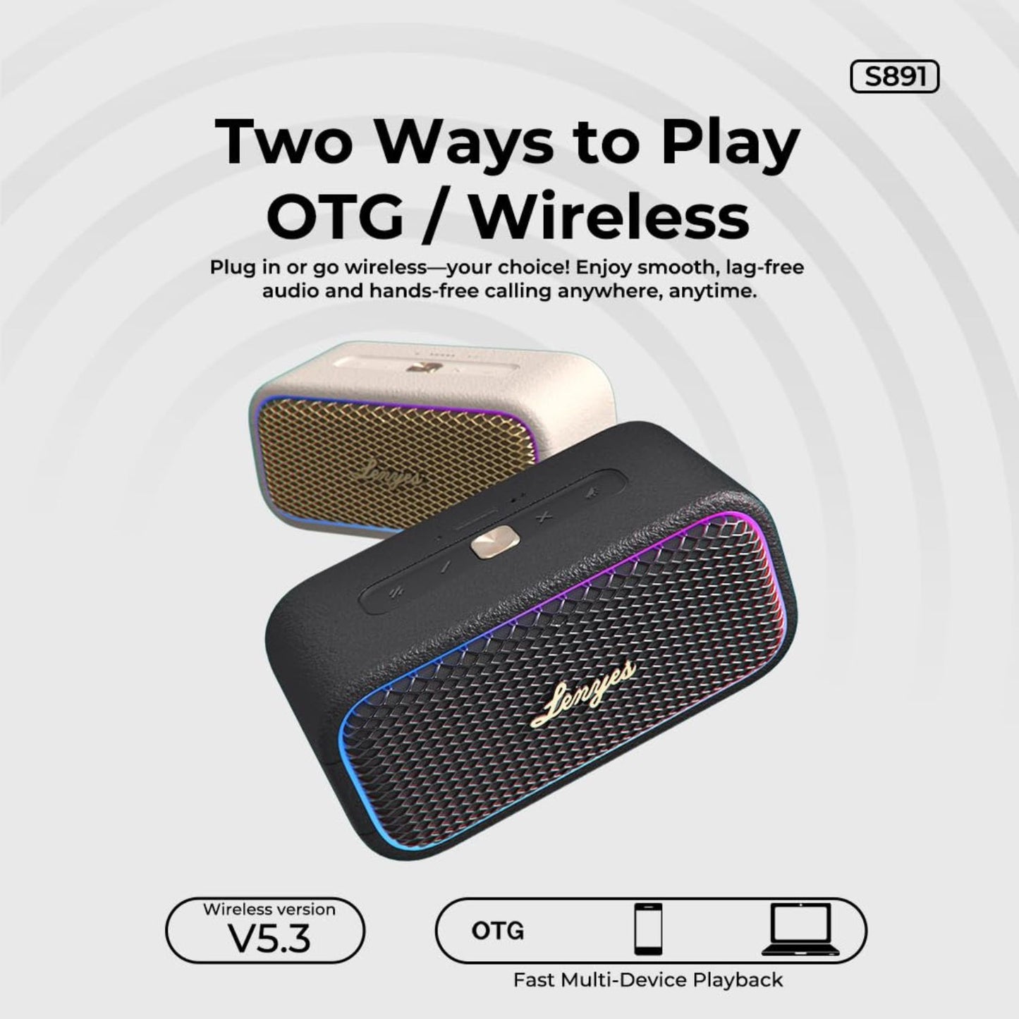 Lenyes S891 40W Bluetooth Speaker