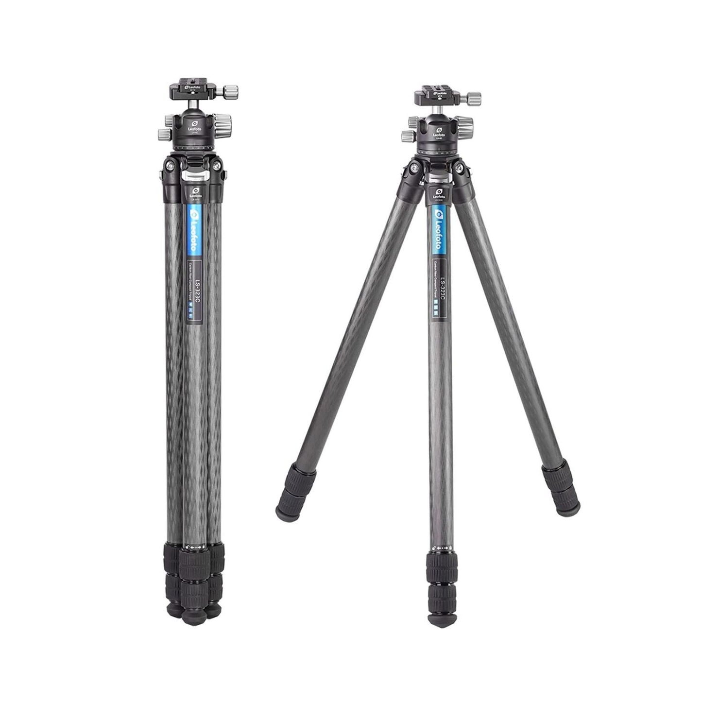 Leofoto-LS-323C-Carbon-Fiber-Tripod-with-LH-40-Ball-Head-Online-Buy-Mumbai-India - Hey Jimmy