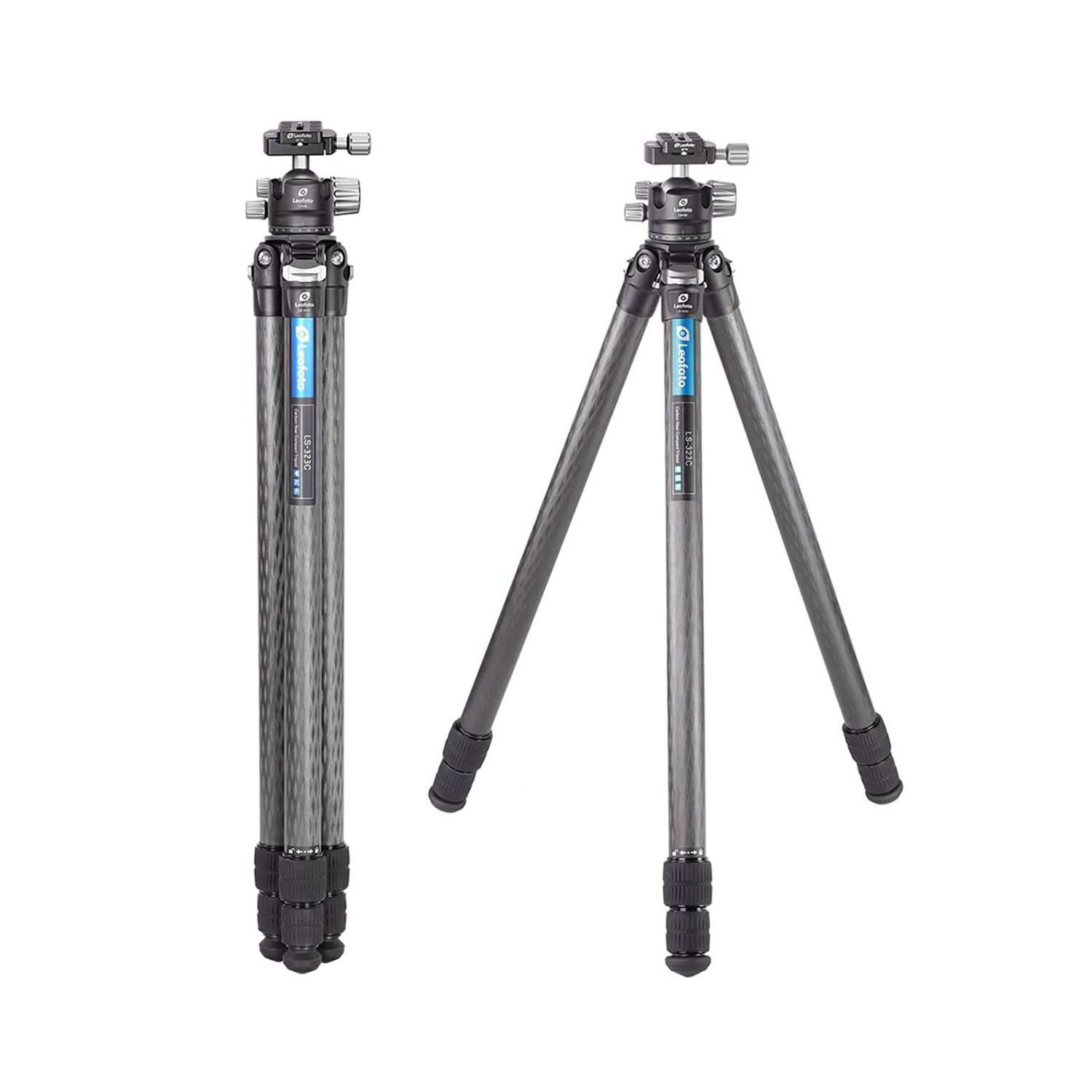 Leofoto-LS-323C-Carbon-Fiber-Tripod-with-LH-40-Ball-Head-Online-Buy-Mumbai-India - Hey Jimmy