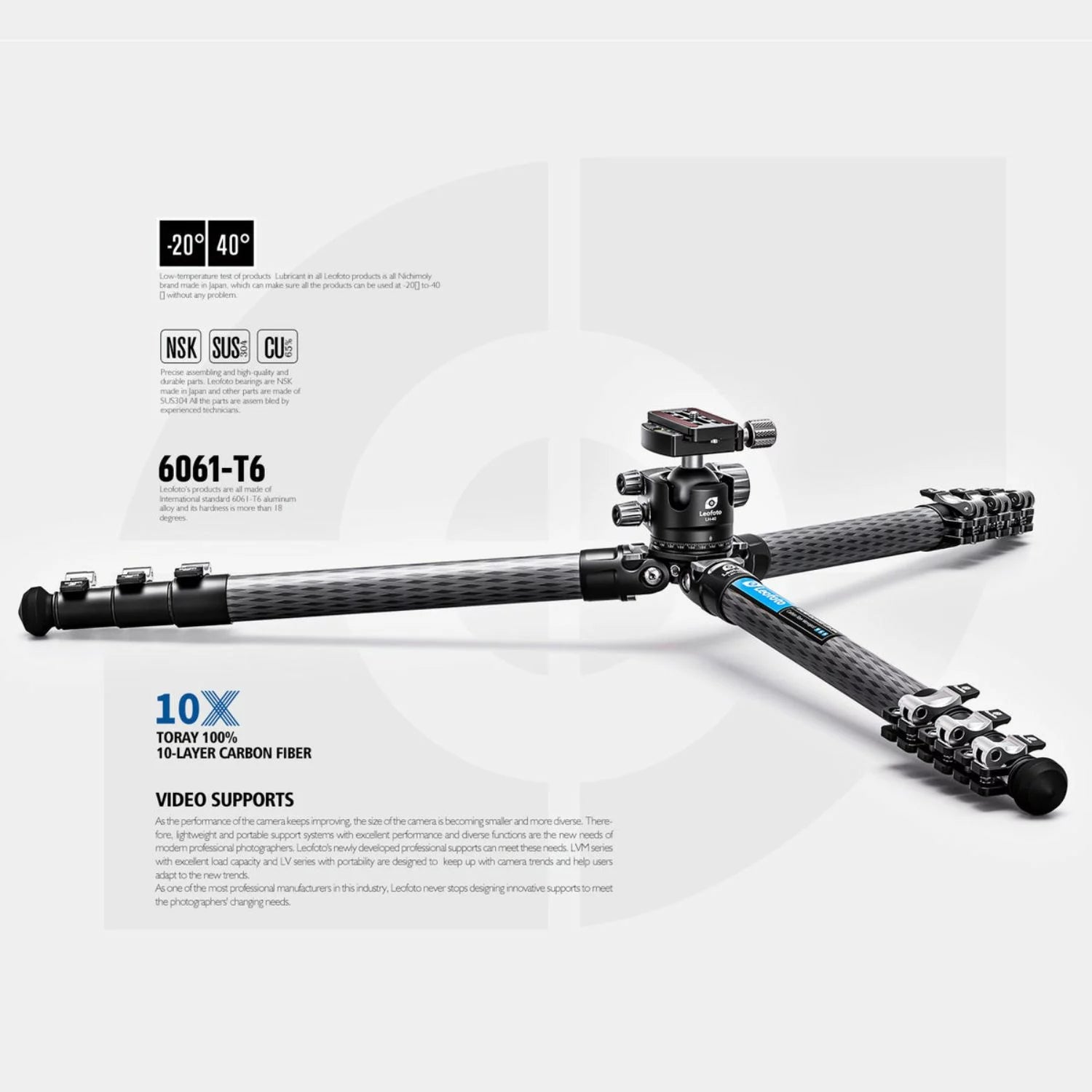 Leofoto-LSR-324C-Ranger-Series-Tripod-with-LH-40-Head-Online-Buy-India_1 - Hey Jimmy