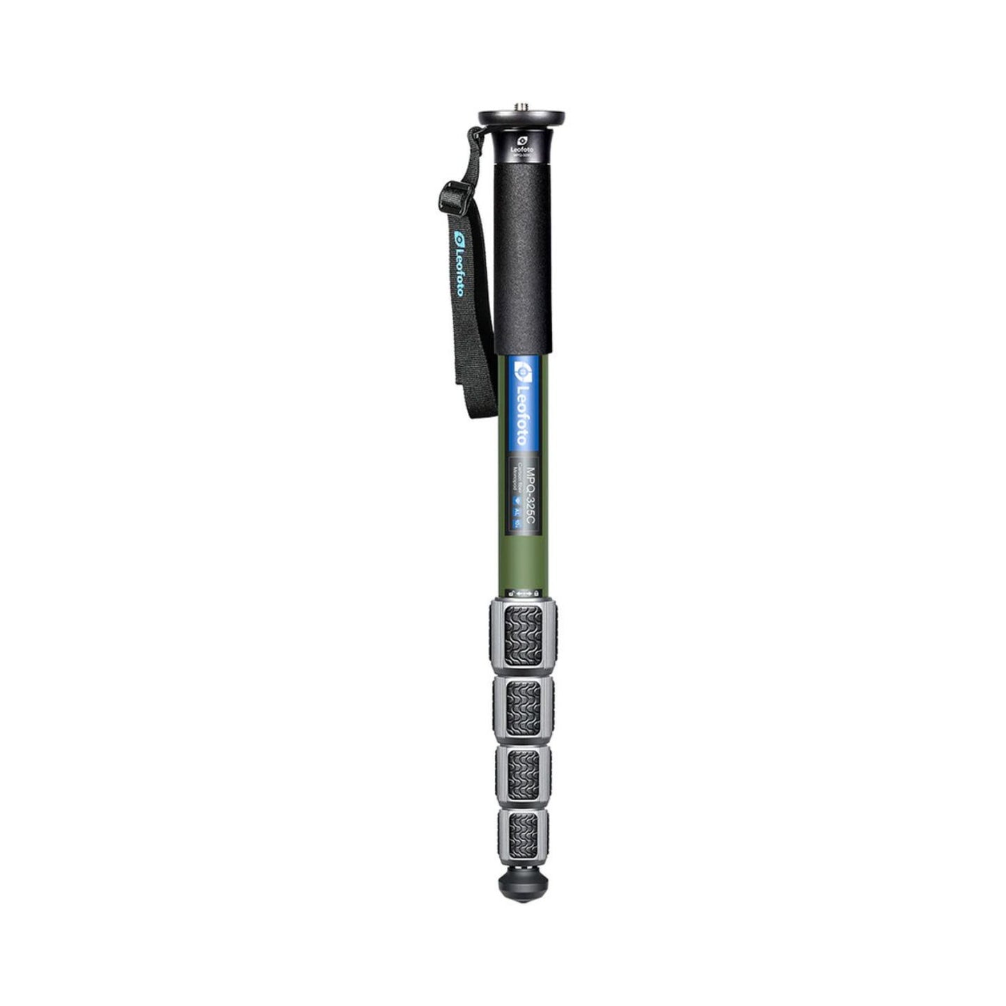 Leofoto-MPQ-325C-Premium-Carbon-Fiber-Monopod-with-Case-Olive-Green-Online-Buy-India - Hey Jimmy