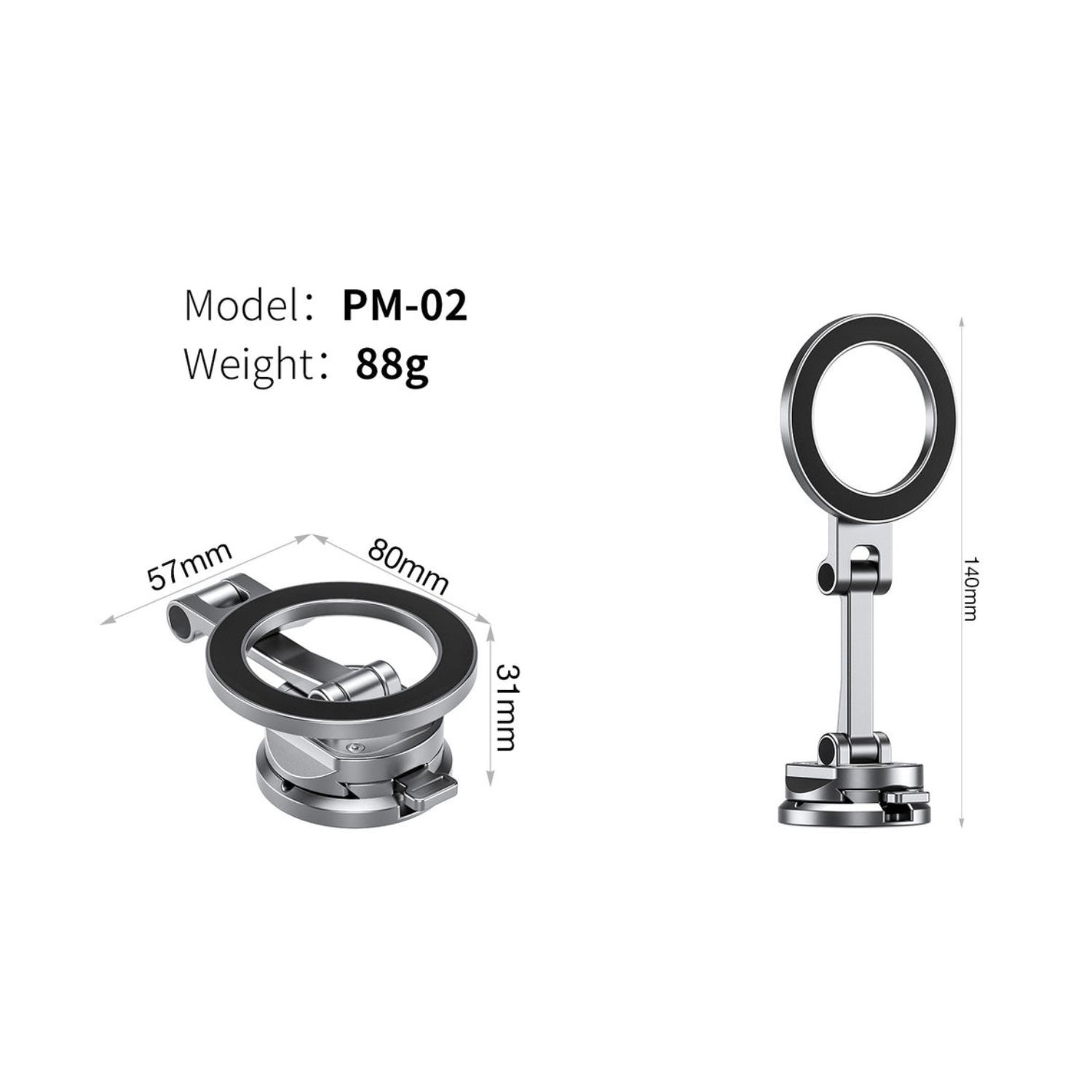 Leofoto-PM-02-Magnetic-Car-Phone-Mount-Online-Buy-India_1 - Hey Jimmy