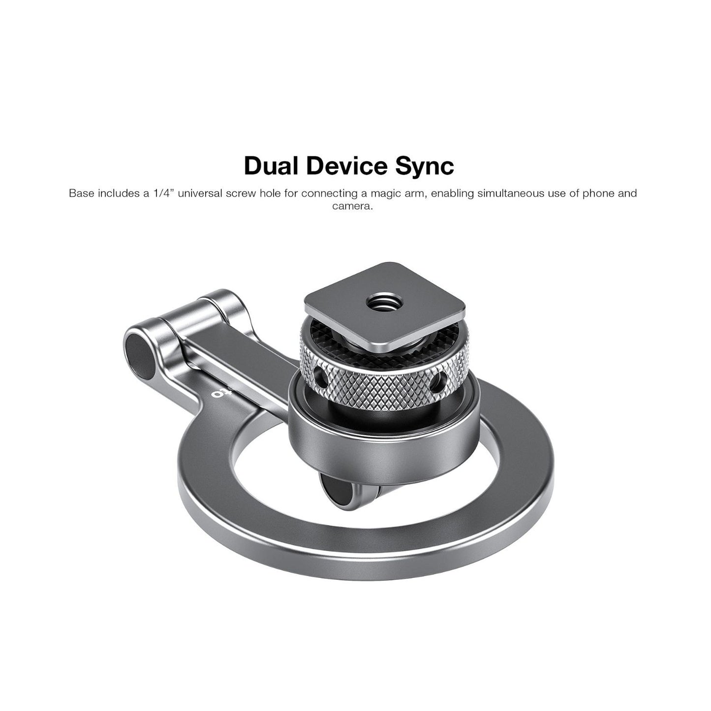 Leofoto-PM-03-Magnetic-Phone-Mount-with-Cold-Shoe-for-Magsafe-Online-Buy-India_3 - Hey Jimmy