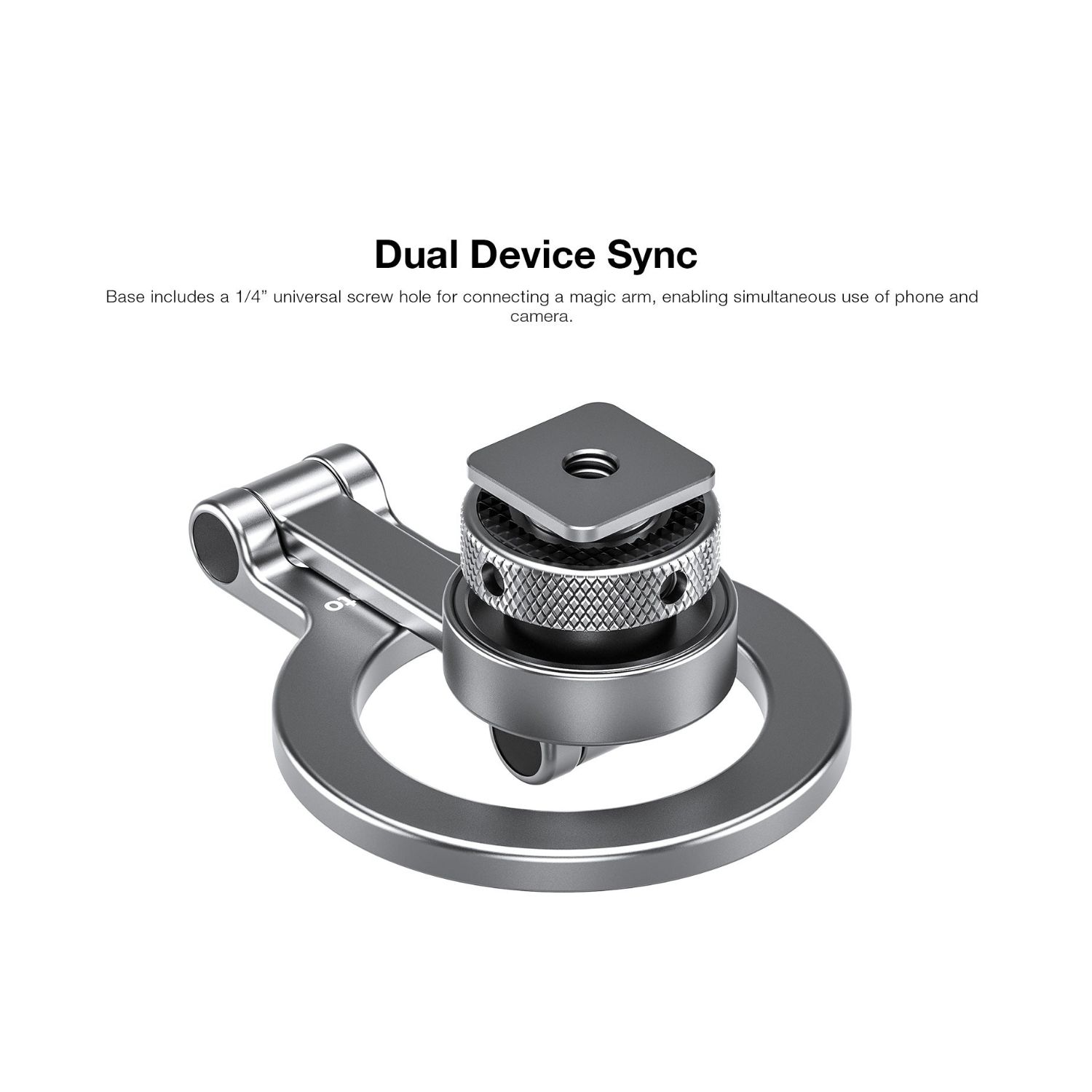 Leofoto-PM-03-Magnetic-Phone-Mount-with-Cold-Shoe-for-Magsafe-Online-Buy-India_3 - Hey Jimmy