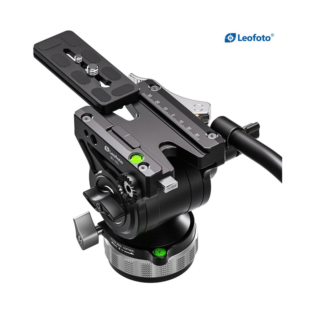 Leofoto BV-15L Fluid Head with Lever Release Clamp