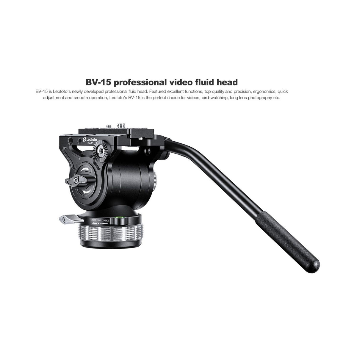 Leofoto LVF-163C+BV-15 Video Tripod and Fluid Head System