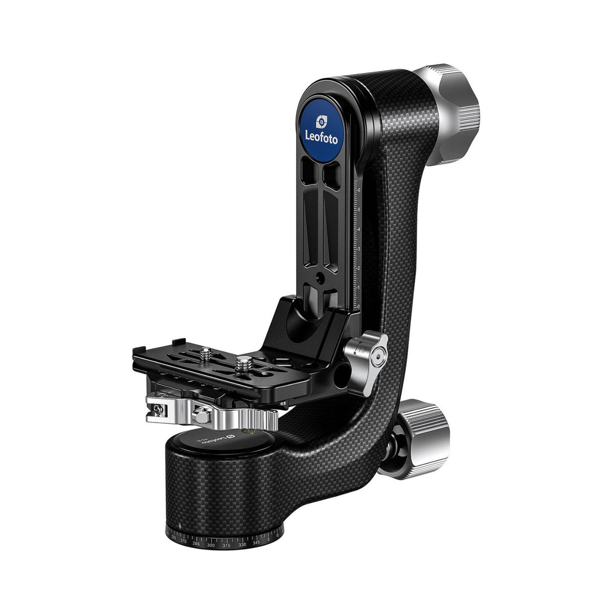 Leofoto PG-3L Carbon Fiber Gimbal Head with Lever-Release Clamp