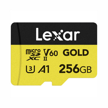 Lexar 256GB Professional GOLD microSDXC UHS-II V60 Memory Card (280MB/s) - Online Buy in Mumbai, India