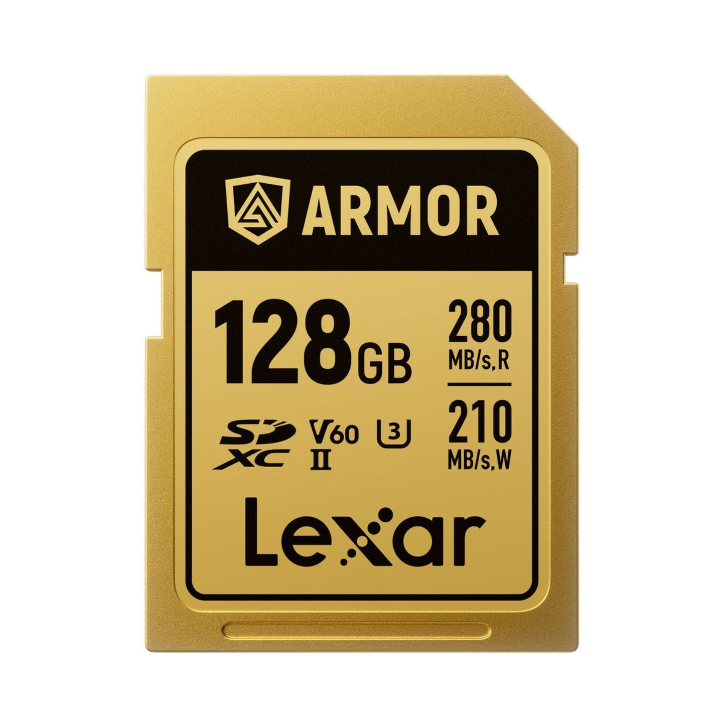 Lexar 128GB ARMOR GOLD UHS-II SDXC Memory Card (280 MB/s)