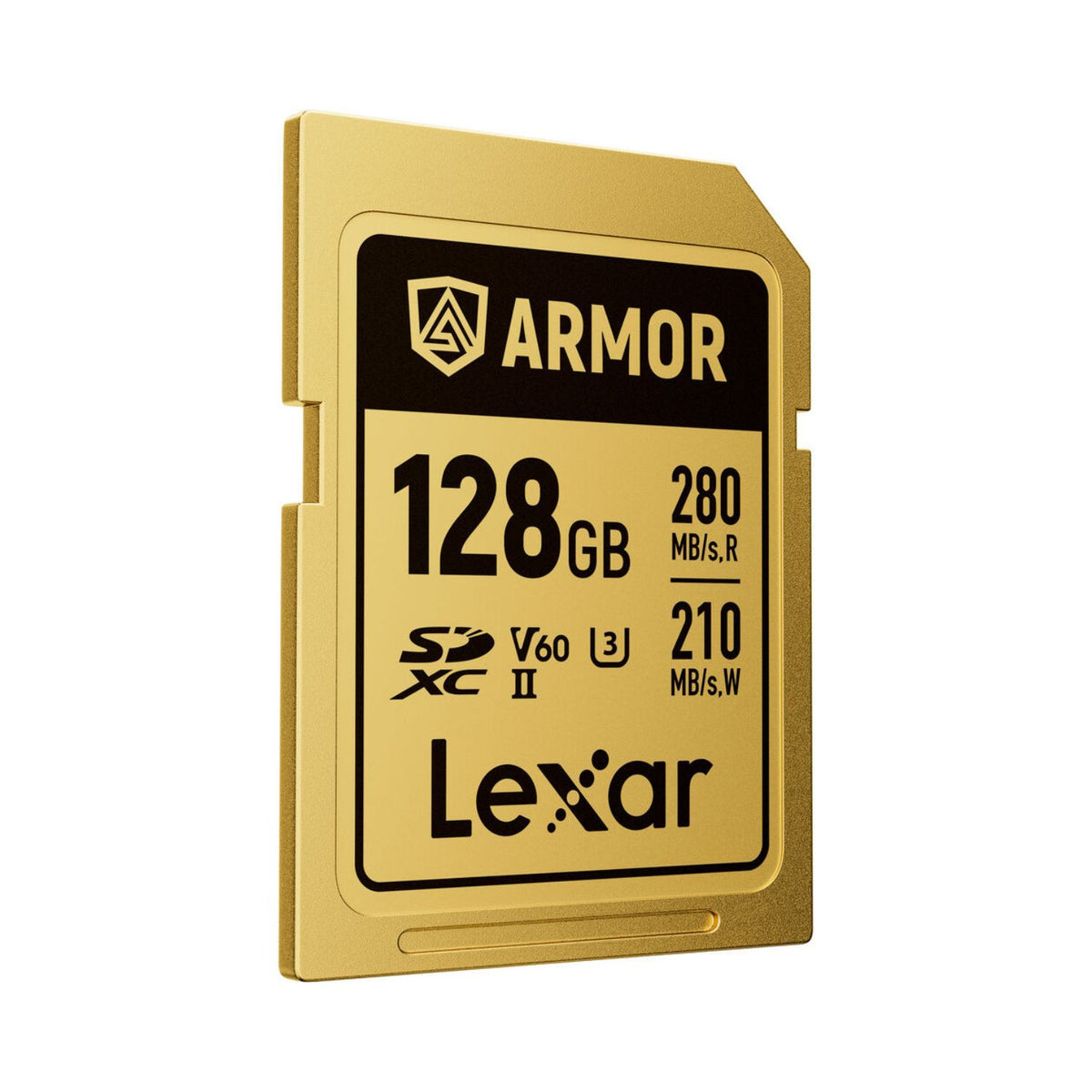 Lexar 128GB ARMOR GOLD UHS-II SDXC Memory Card (280 MB/s)