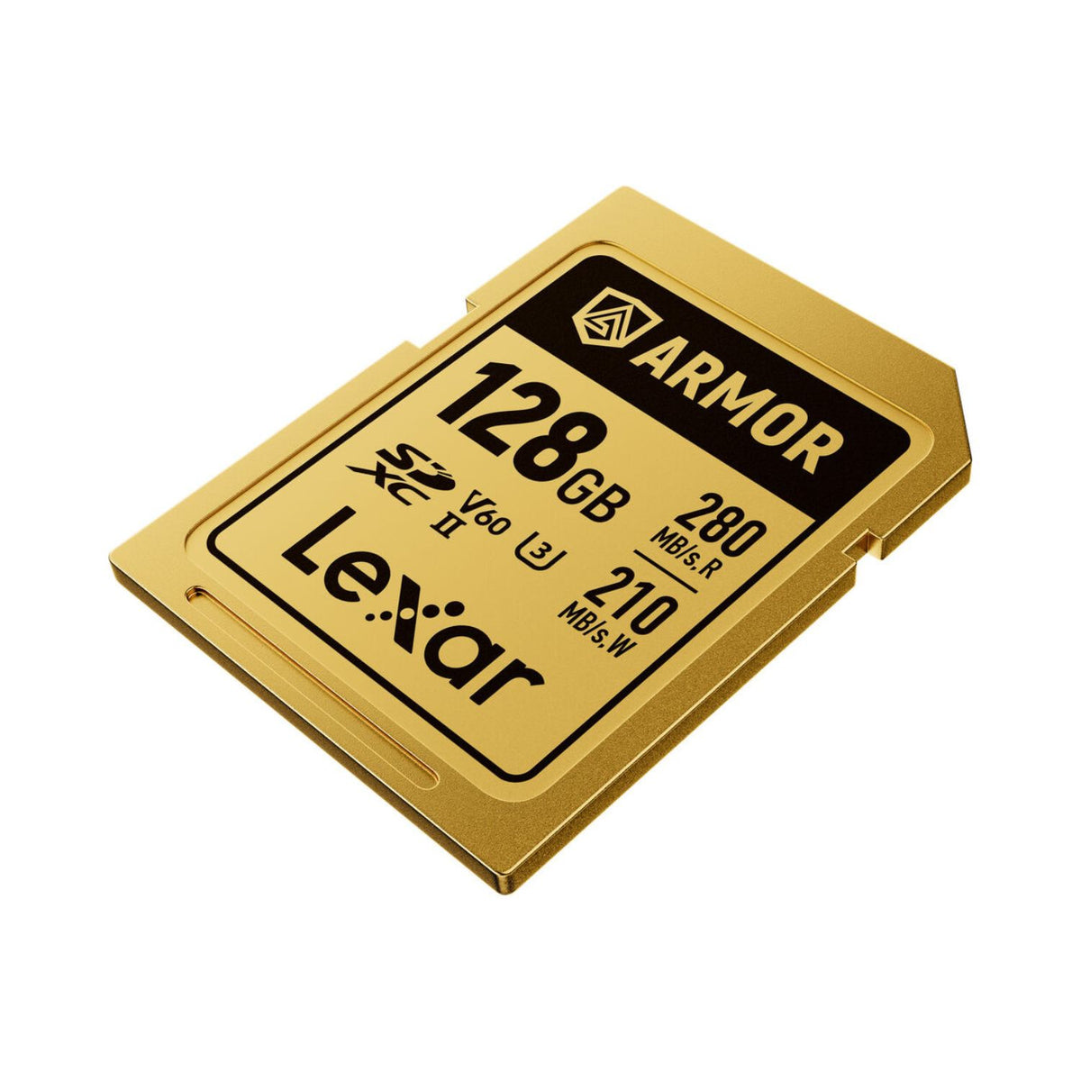 Lexar 128GB ARMOR GOLD UHS-II SDXC Memory Card (280 MB/s)