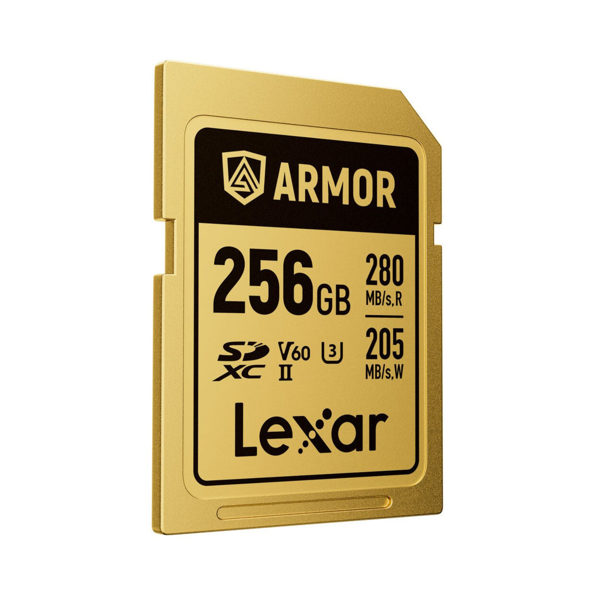 Lexar 256GB ARMOR GOLD UHS-II SDXC Memory Card (280 MB/s)