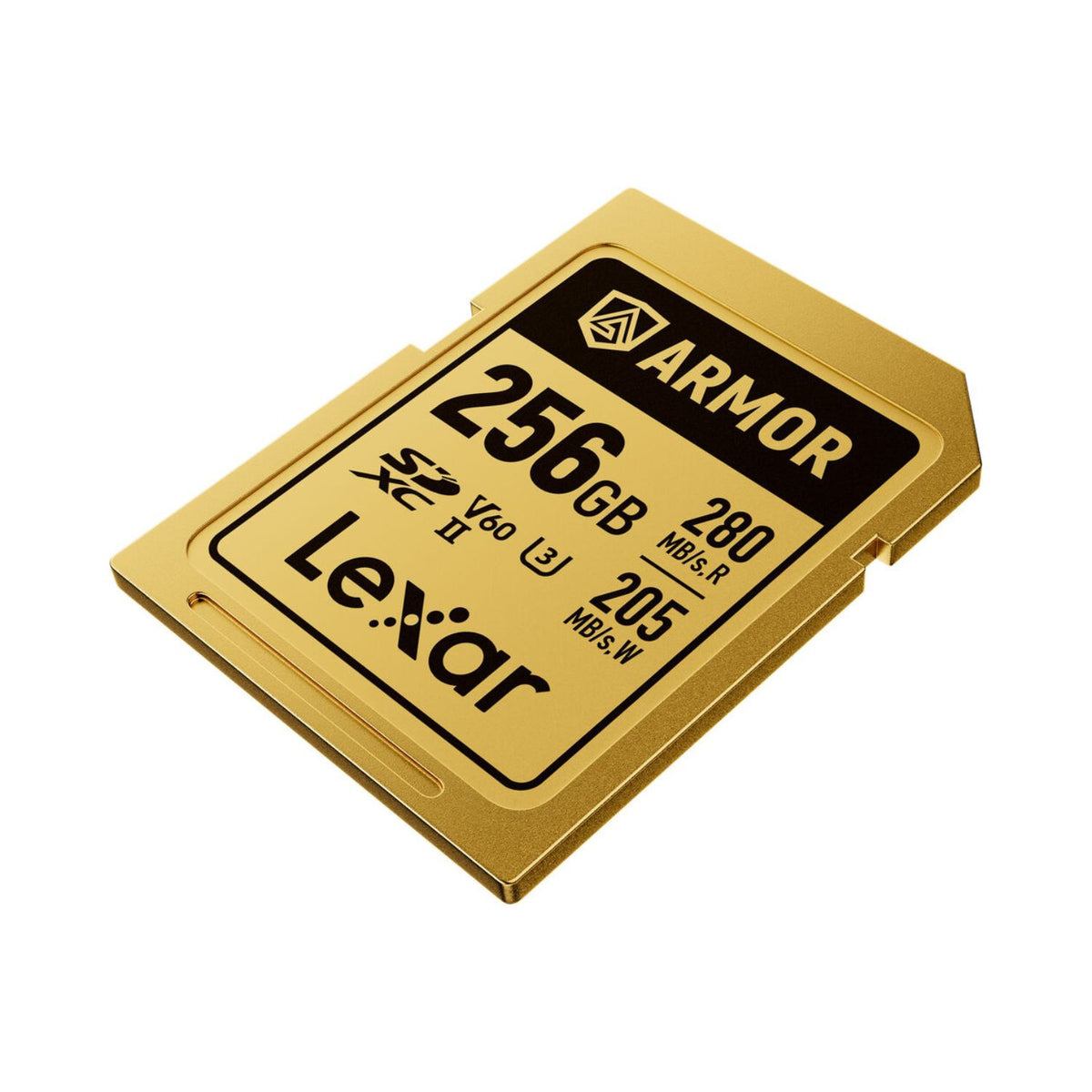 Lexar 256GB ARMOR GOLD UHS-II SDXC Memory Card (280 MB/s)
