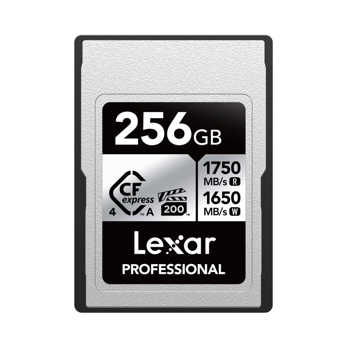 Lexar 256GB Professional SILVER CFexpress 4.0 Type A Memory Card (1750 MB/s)