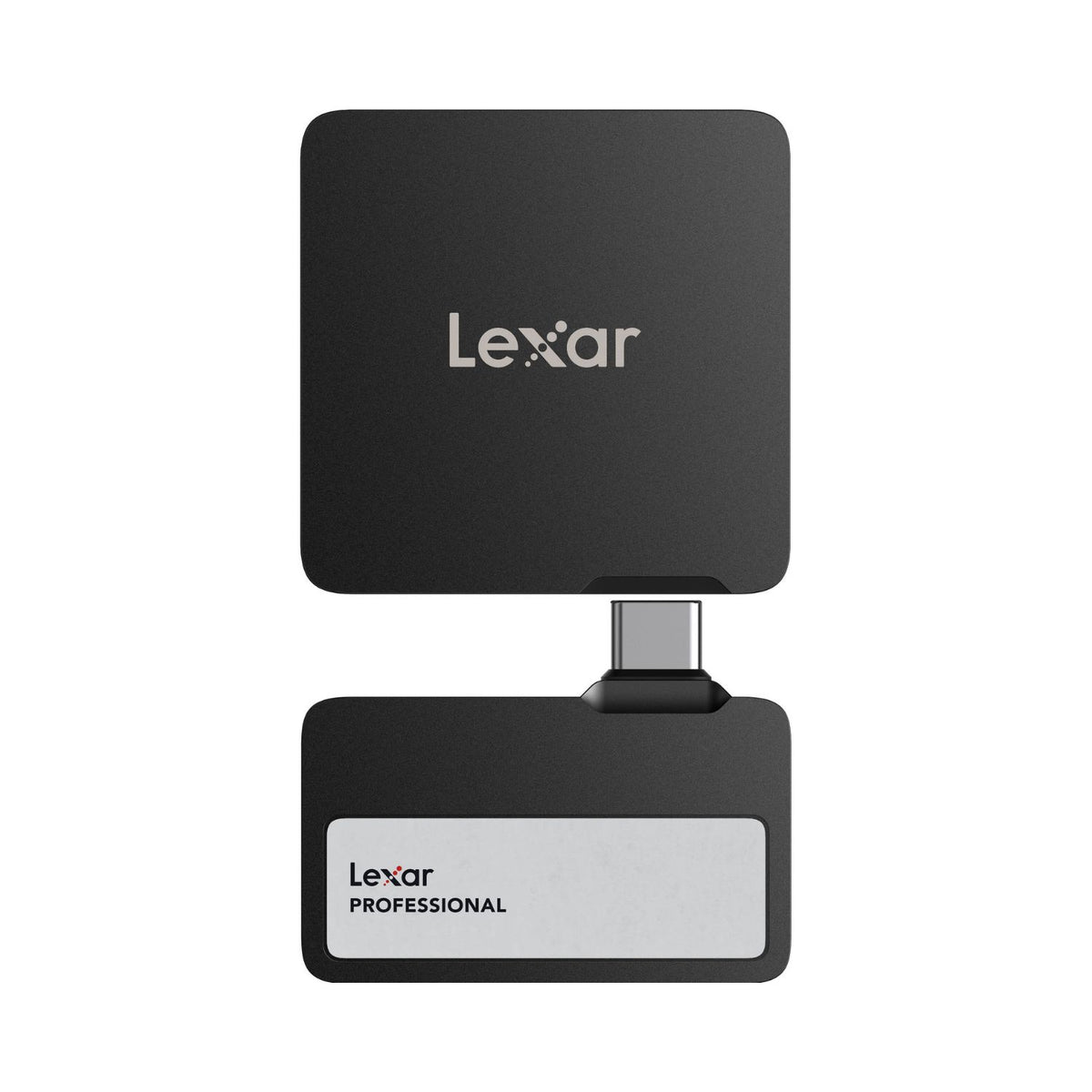 Lexar 2TB Professional Go USB 3.2 Gen 2 Portable SSD with Hub (Black)
