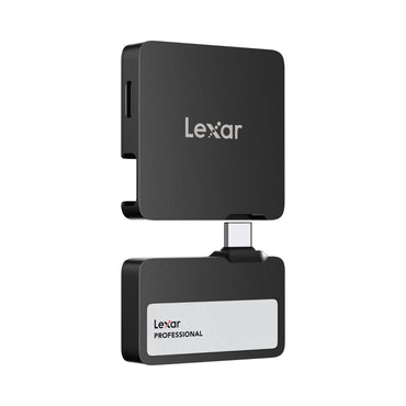 Lexar 2TB Professional Go USB 3.2 Gen 2 Portable SSD with Hub (Black)