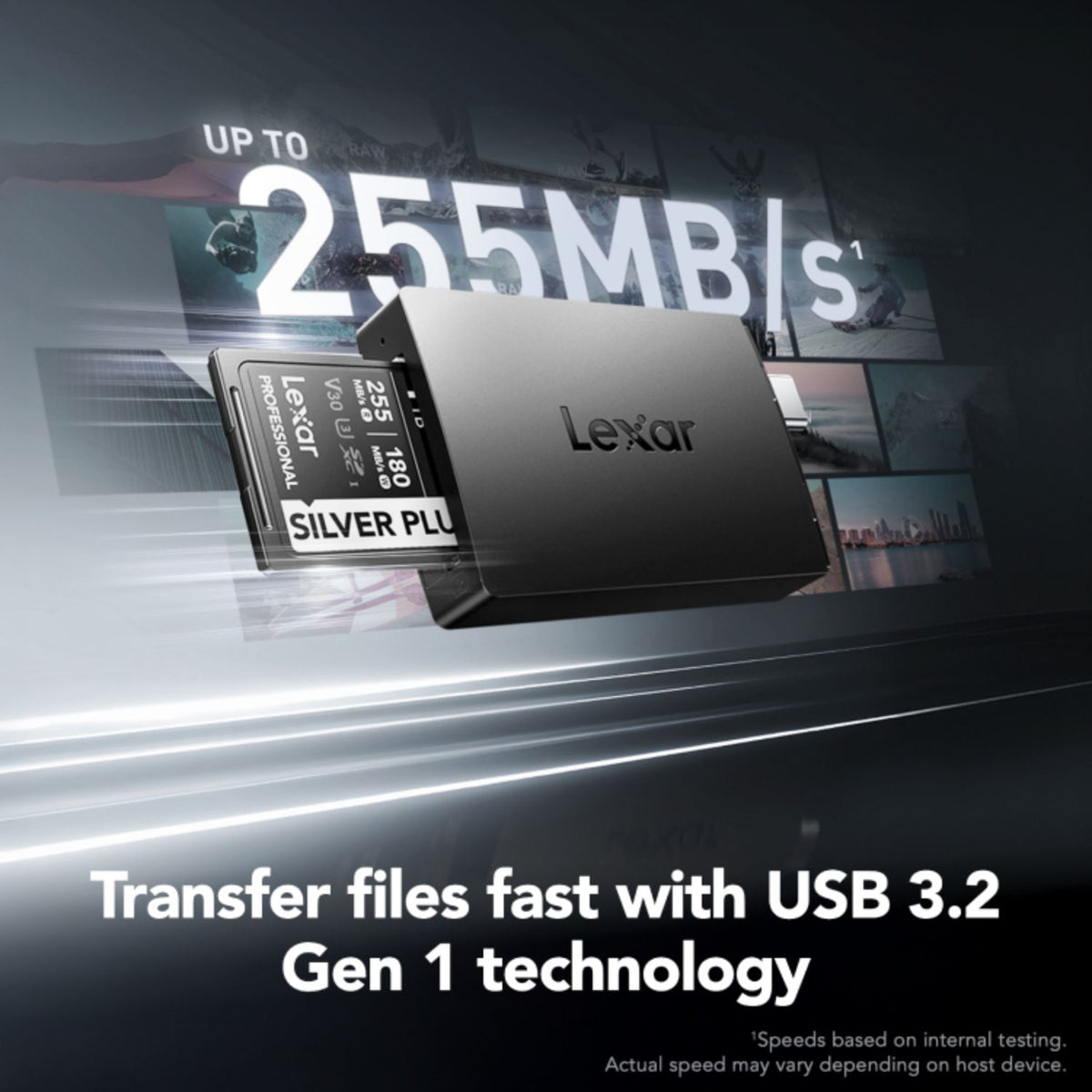 Lexar RW360 MicroSD/SD USB-A/C USB 3.2 Gen1 Card Reader