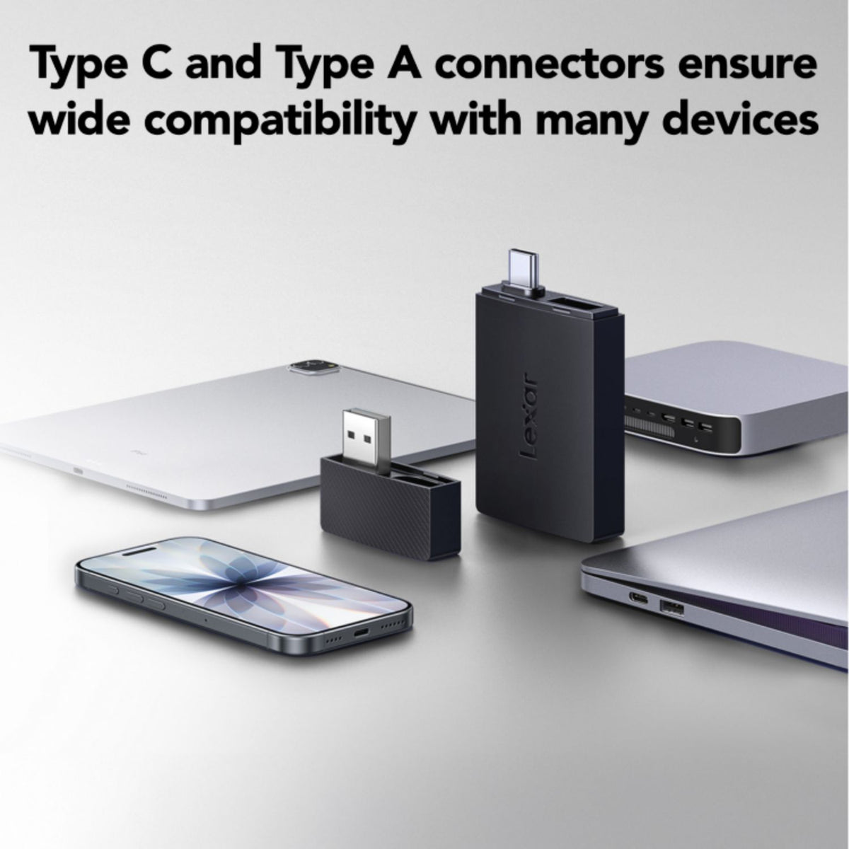 Lexar RW360 MicroSD/SD USB-A/C USB 3.2 Gen1 Card Reader