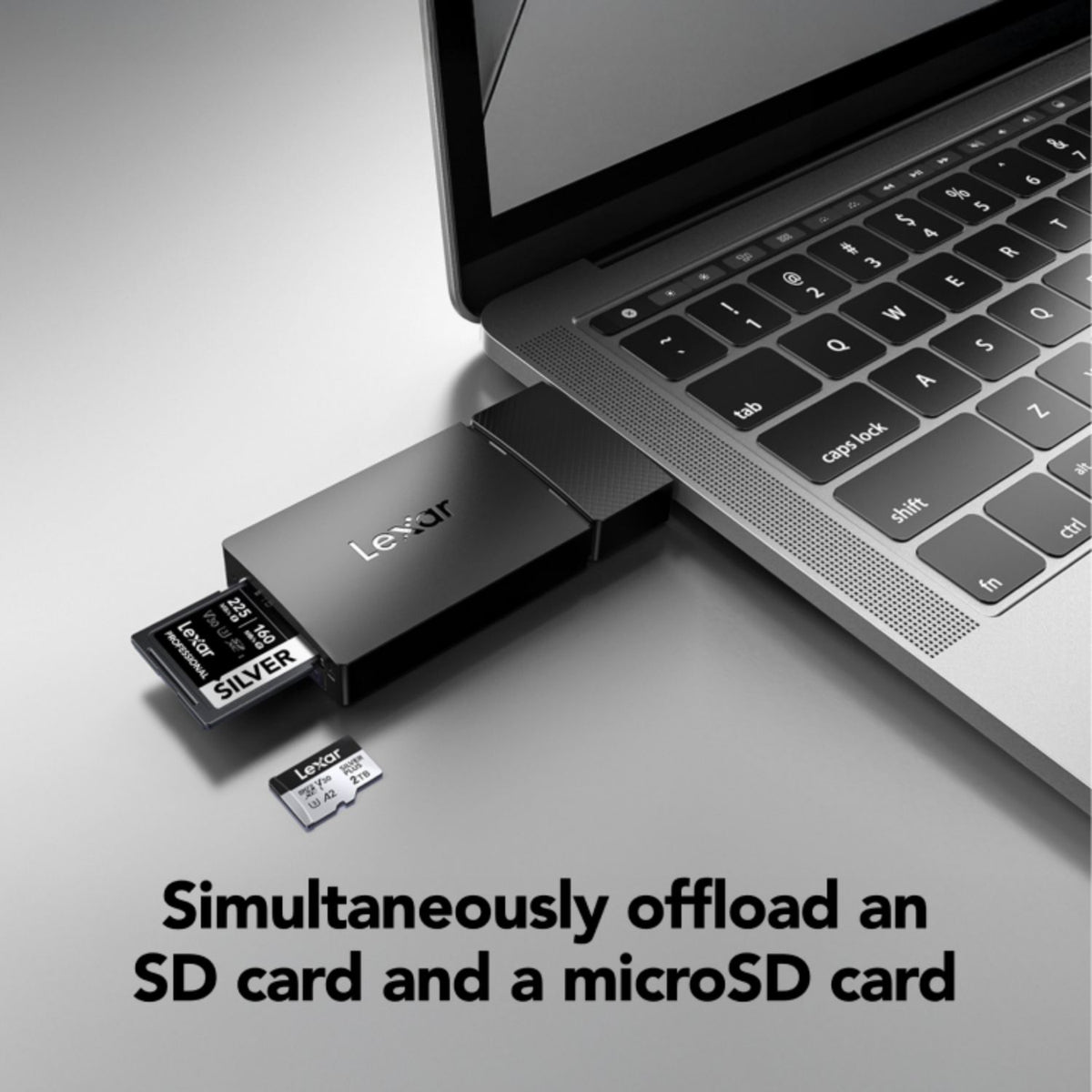Lexar RW360 MicroSD/SD USB-A/C USB 3.2 Gen1 Card Reader