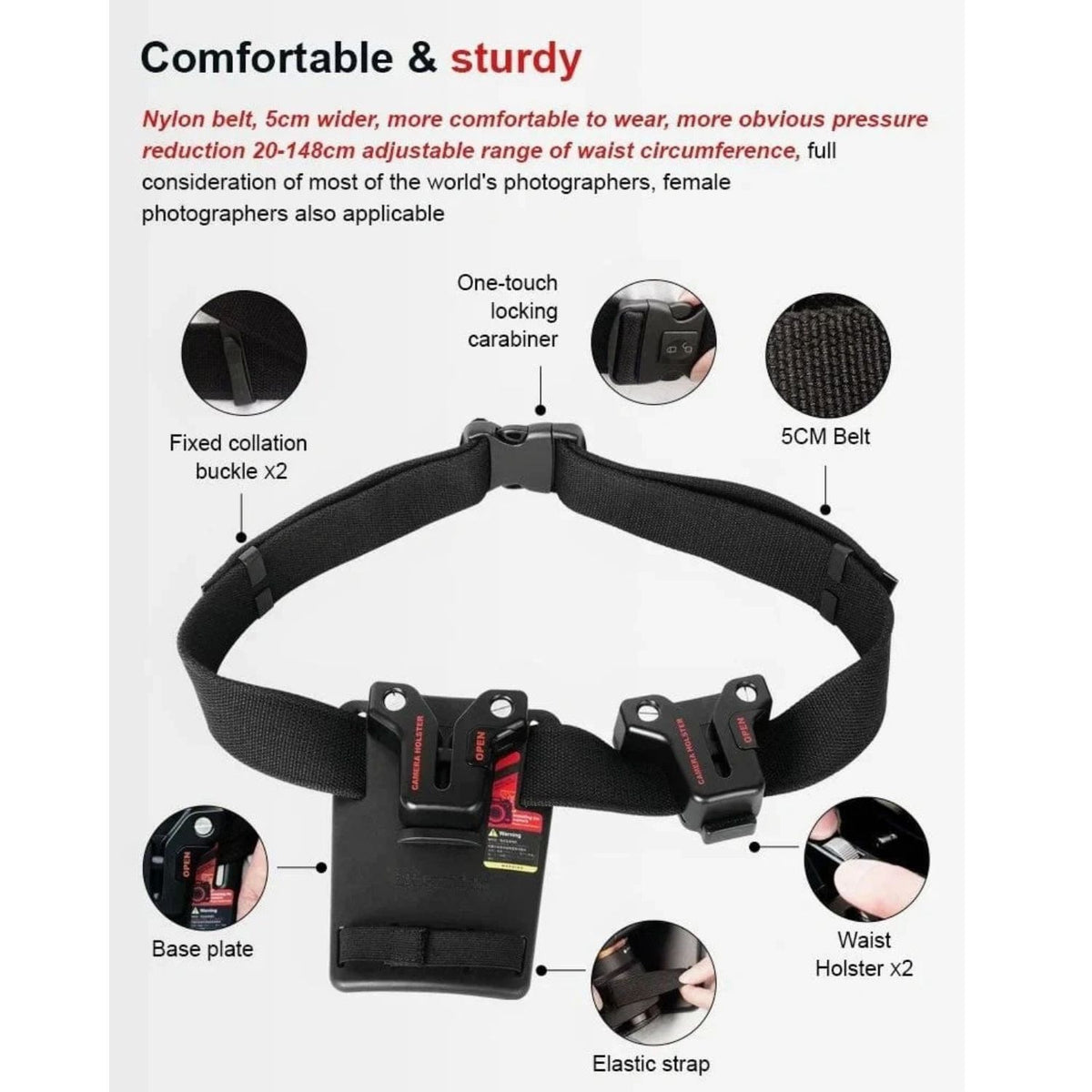 Lynca 50D Camera Waist Holster