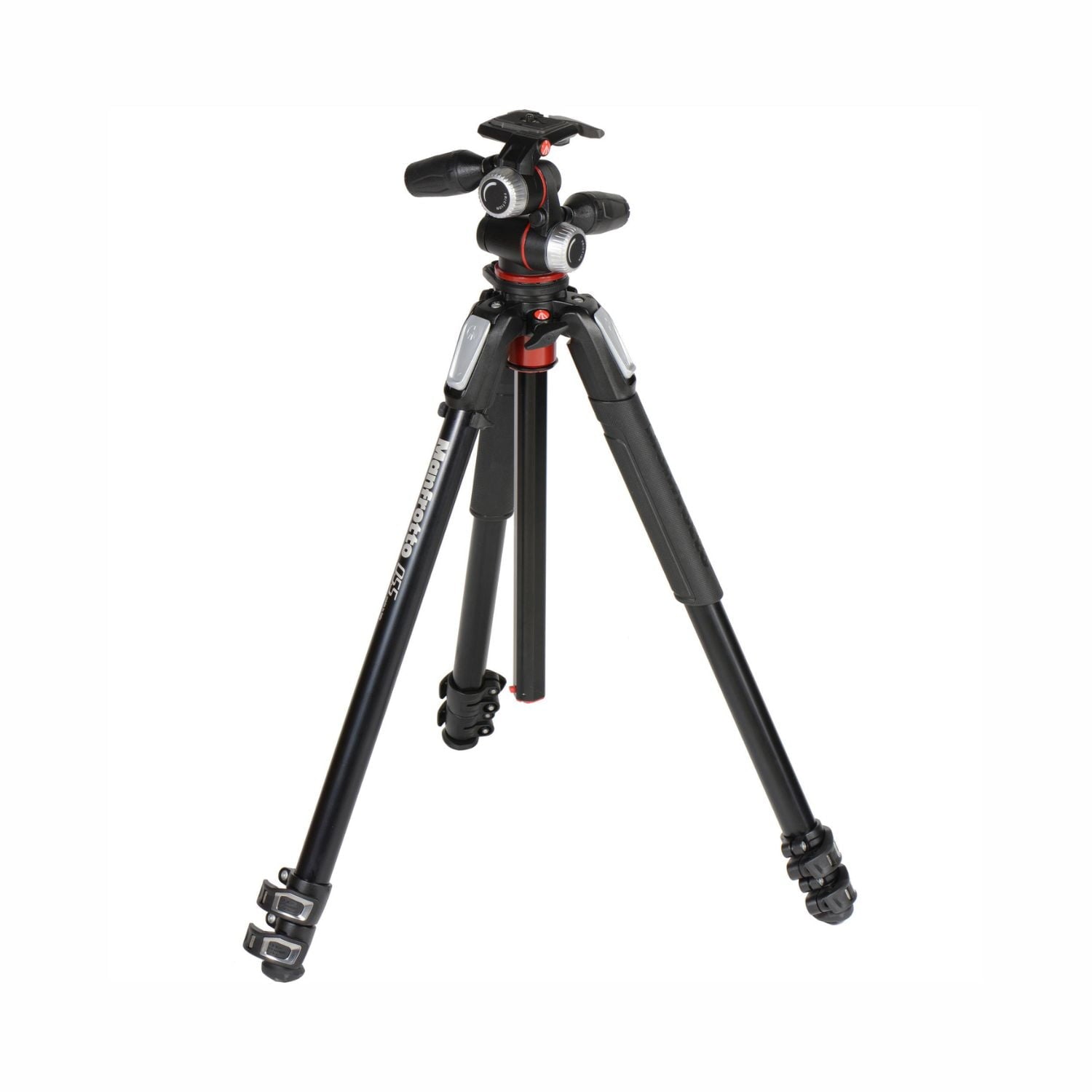Manfrotto-MK055XPRO3-3W-055-Aluminum-3-Section-Tripod-with-3-Way-Pan-Tilt-Head-Online-Buy-Mumbai-India - Hey Jimmy
