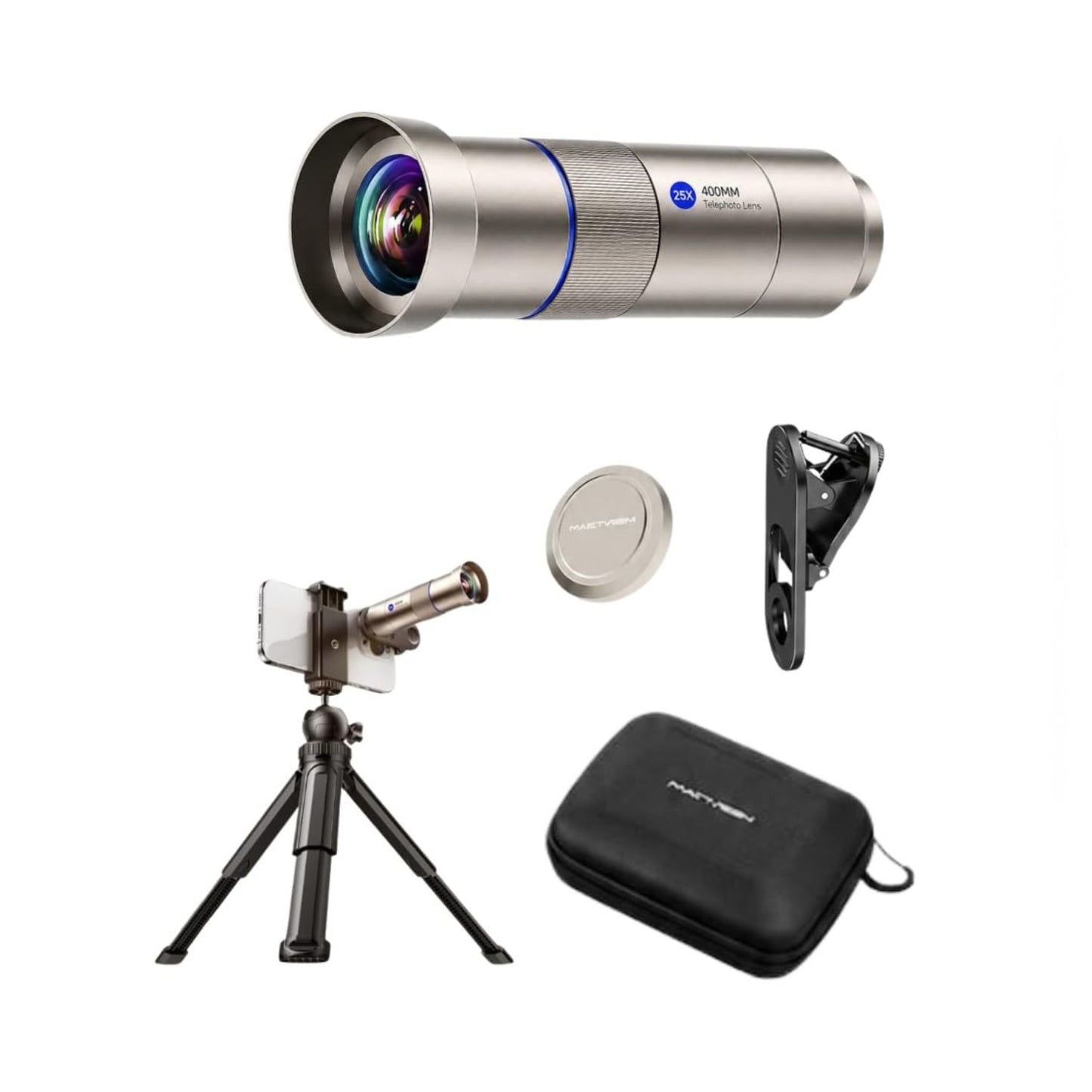Martvsen 400mm 25x Telephoto Lens for Smartphones