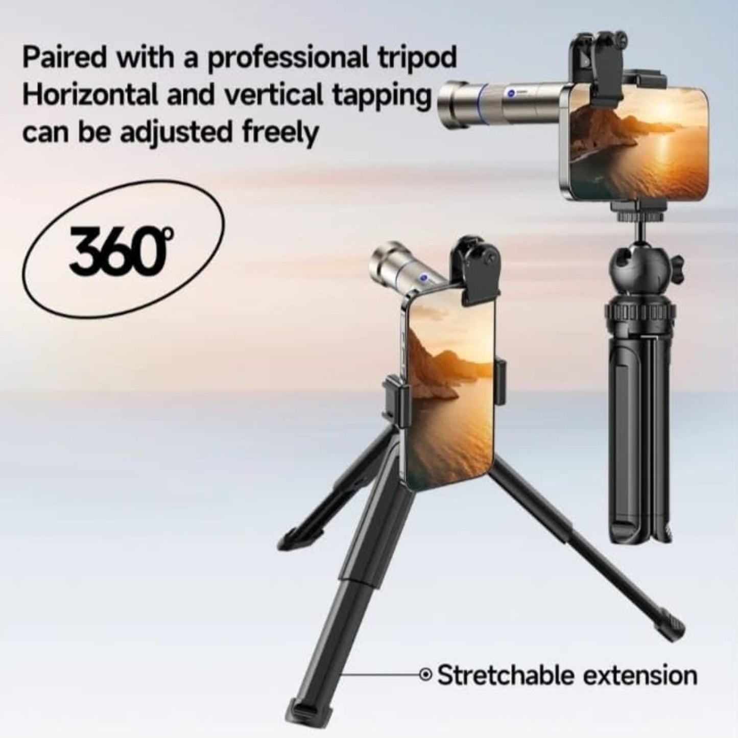Martvsen 400mm 25x Telephoto Lens for Smartphones