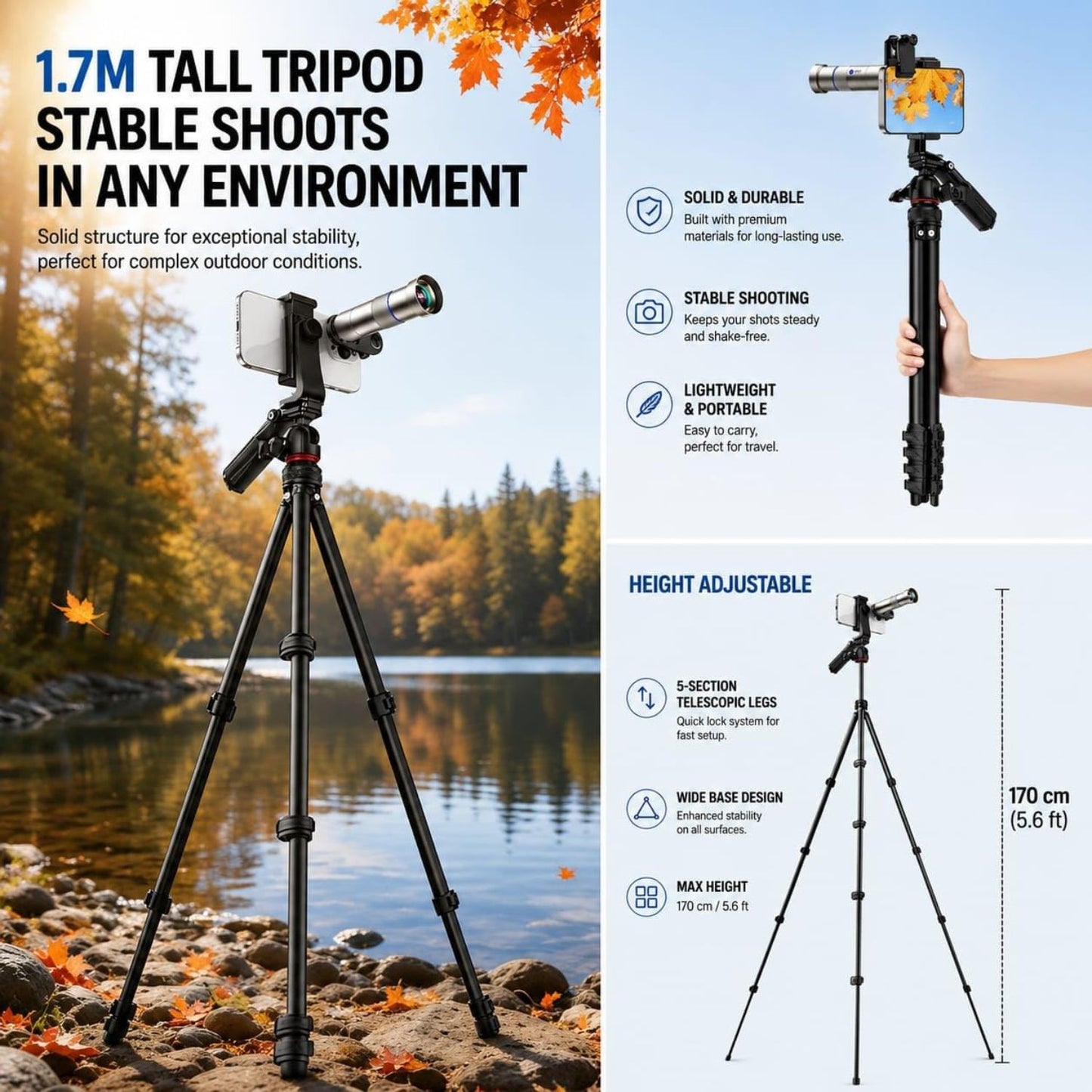 Martvsen 400mm 25x Telephoto Lens for Smartphones
