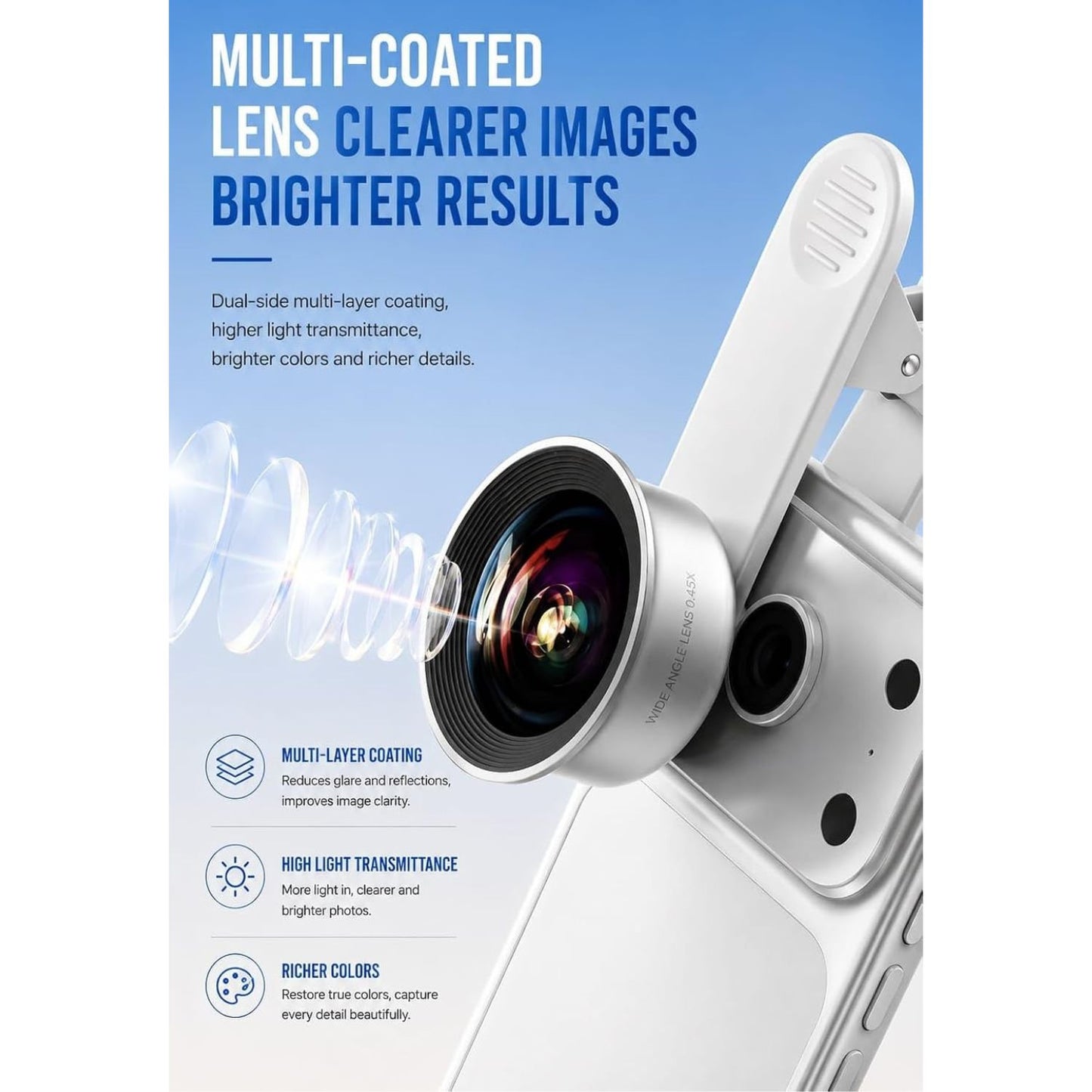 Martvsen Selfie Wide Angle Lens for Mobile