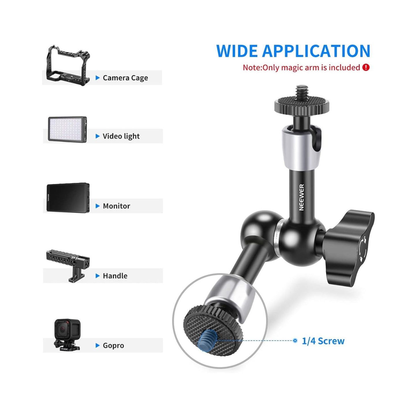 Neewer-5.9in-15cm-Adjustable-Friction-Magic-Arm-Online-Buy-India_4 - Hey Jimmy