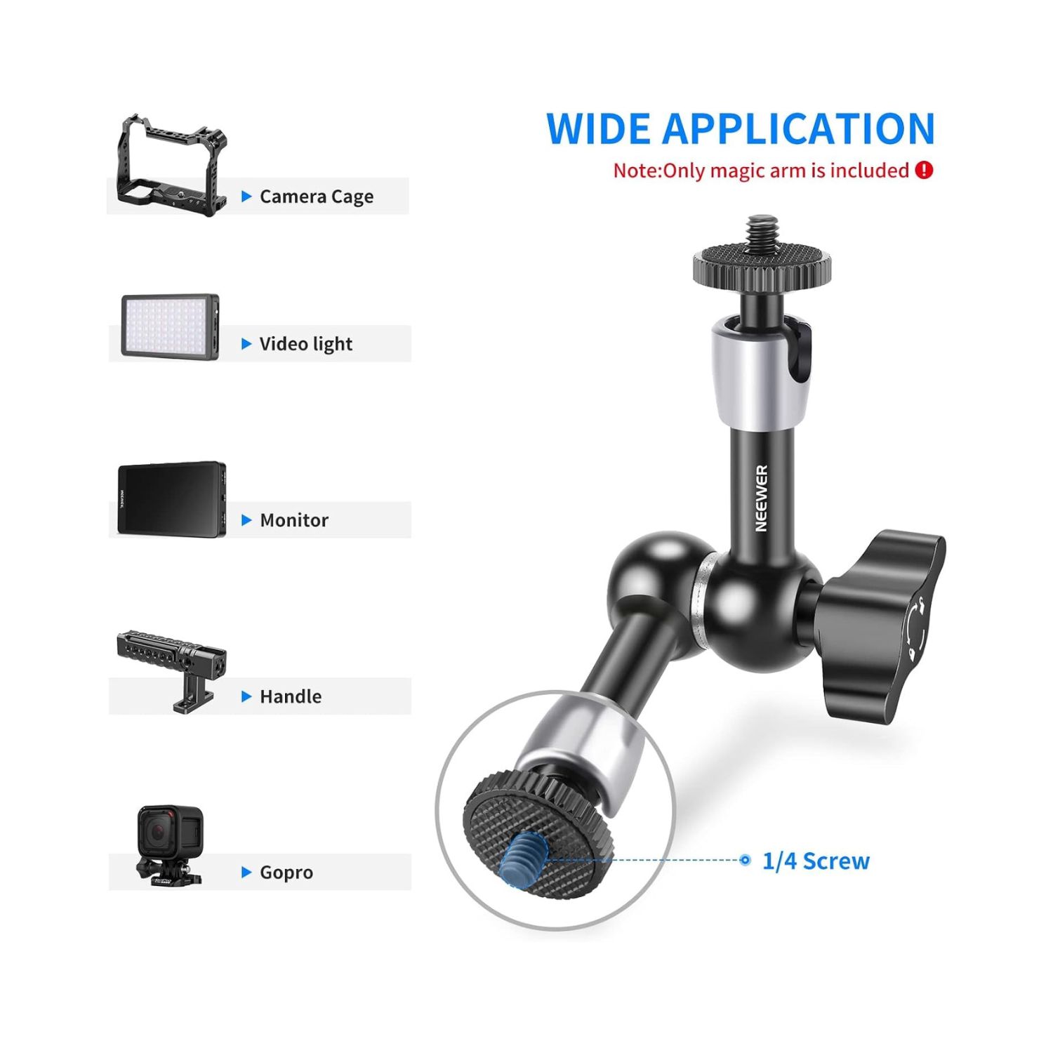 Neewer-5.9in-15cm-Adjustable-Friction-Magic-Arm-Online-Buy-India_4 - Hey Jimmy