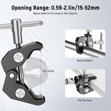Neewer-9.825cm-Adjustable-Magic-Arm-with-Super-Clamp-Online-Buy-India_1 - Hey Jimmy