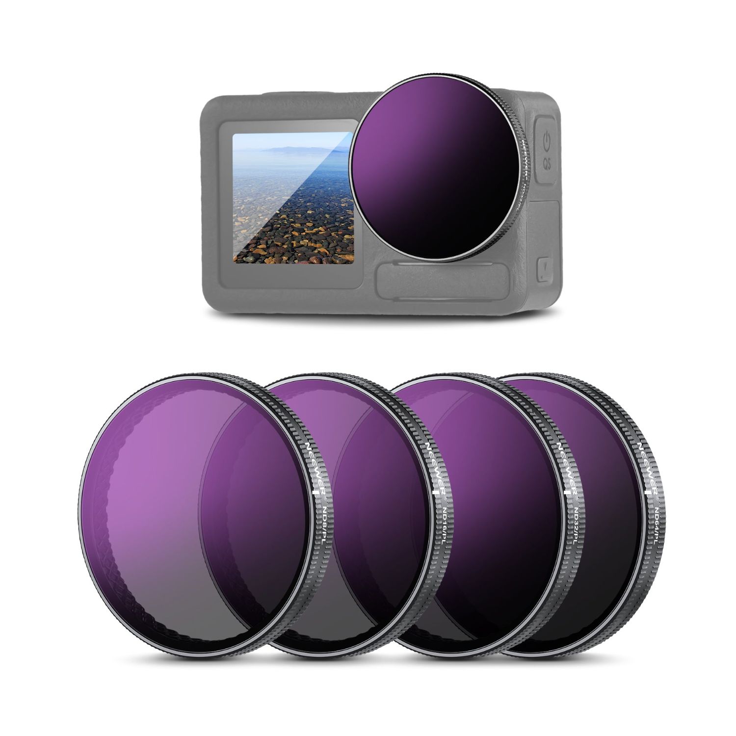 Neewer-FL-A76-4-Pack-Snap-On-ND-Filter-Set-for-DJI-Osmo-Action-3-4-5-Pro-Online-Buy-India_1 - Hey Jimmy