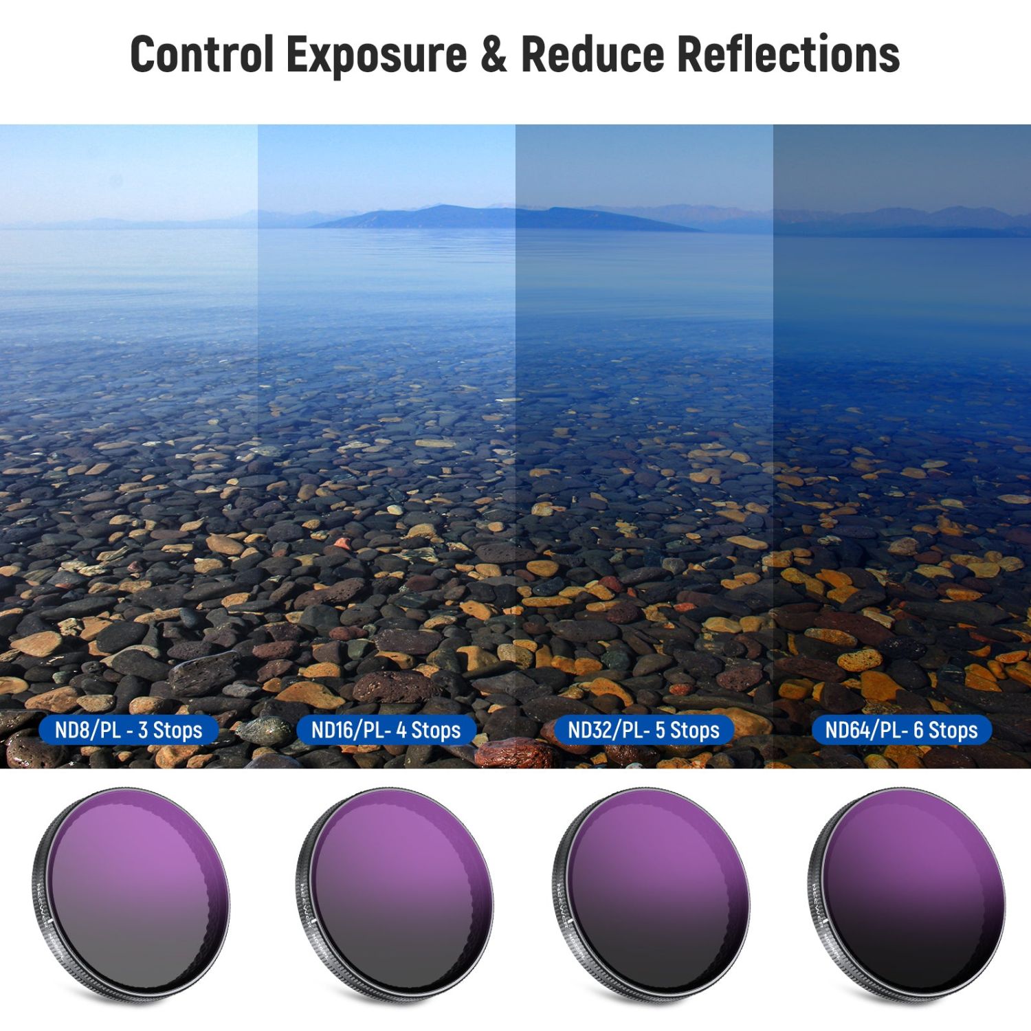 Neewer-FL-A76-4-Pack-Snap-On-ND-Filter-Set-for-DJI-Osmo-Action-3-4-5-Pro-Online-Buy-India_3 - Hey Jimmy