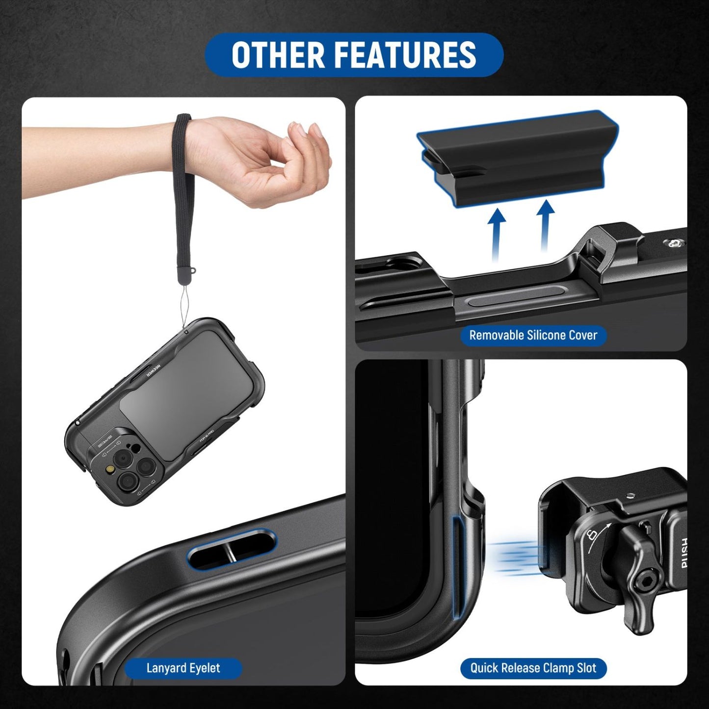 Neewer-PA074-Phone-Cage-Compatible-with-iPhone-16-Pro-Pro-Max-Online-Buy-India_7 - Hey Jimmy