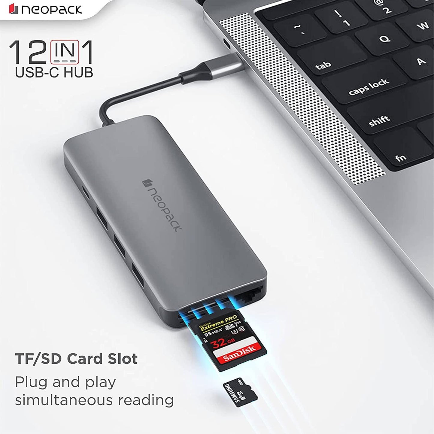Neopack-12-In-1-USB-C-Multiport-Travel-Hub-Space-Grey-Online-Buy-Mumbai-India_2 - Hey Jimmy
