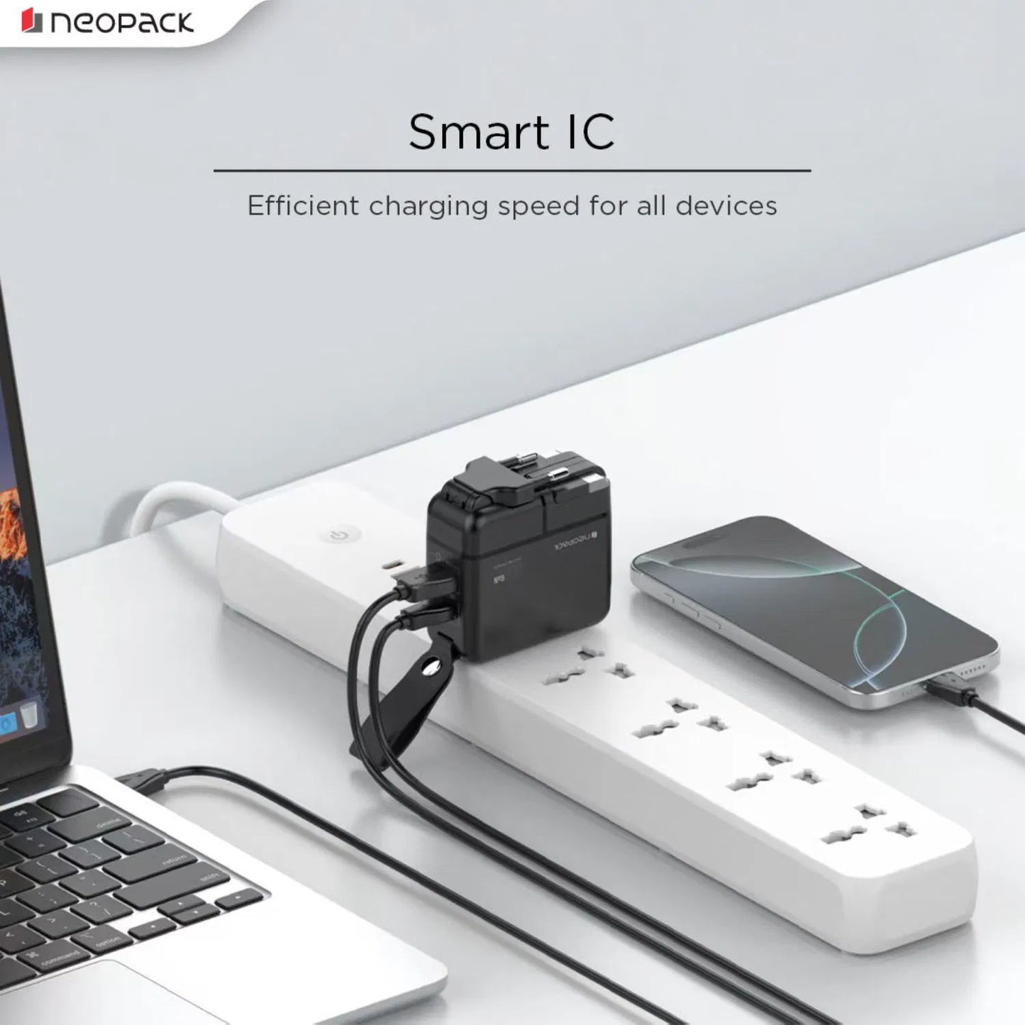 Neopack65WCubeTravelChargerDualPortAdapterwithUSB-CtoCCableOnlineBuyIndia_2 - Hey Jimmy