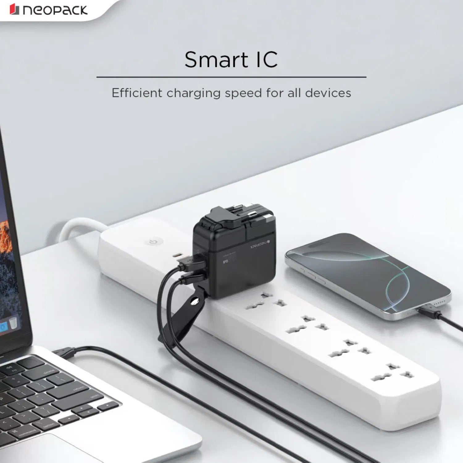 Neopack65WCubeTravelChargerDualPortAdapterwithUSB-CtoCCableOnlineBuyIndia_2 - Hey Jimmy