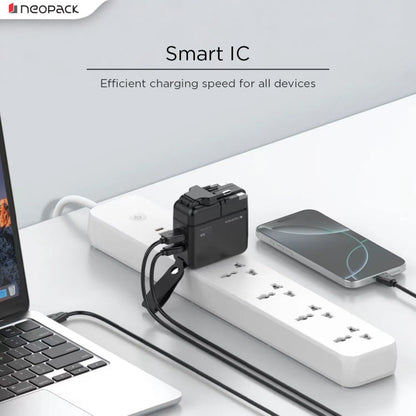 Neopack65WCubeTravelChargerDualPortAdapterwithUSB-CtoCCableOnlineBuyIndia_2 - Hey Jimmy
