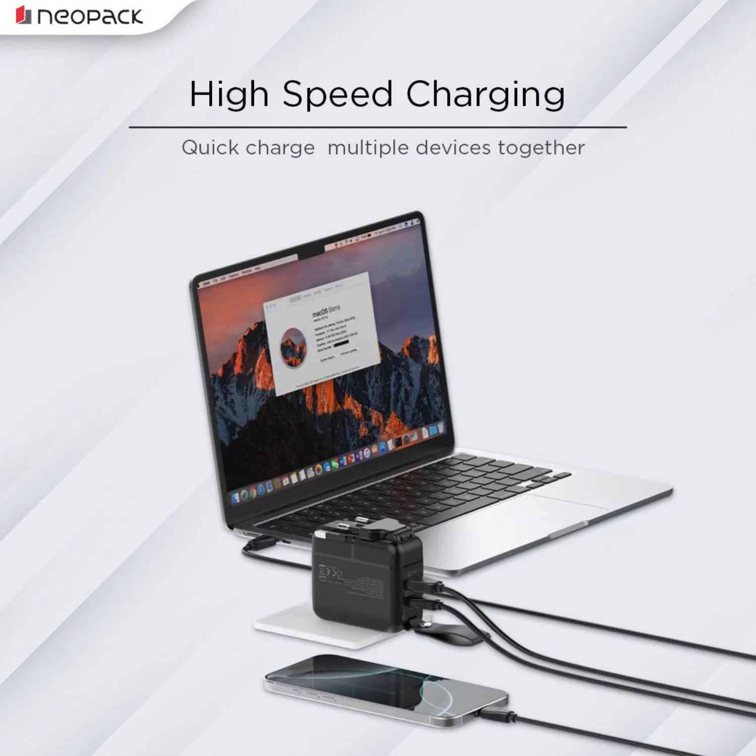 Neopack65WCubeTravelChargerDualPortAdapterwithUSB-CtoCCableOnlineBuyIndia_3 - Hey Jimmy