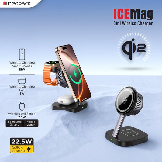 Neopack ICEMag 3 IN 1 Wireless Charger