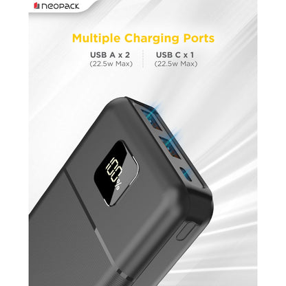 Neopack Slimline Power Bank 20000 mAH 22.5W PD Power Bank